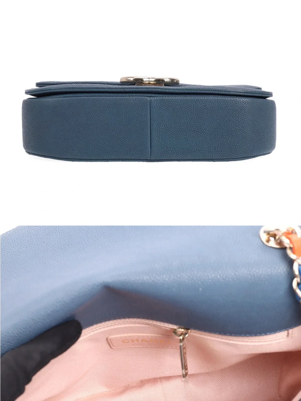 Chanel Cuba edition blue caviar with gold hardware